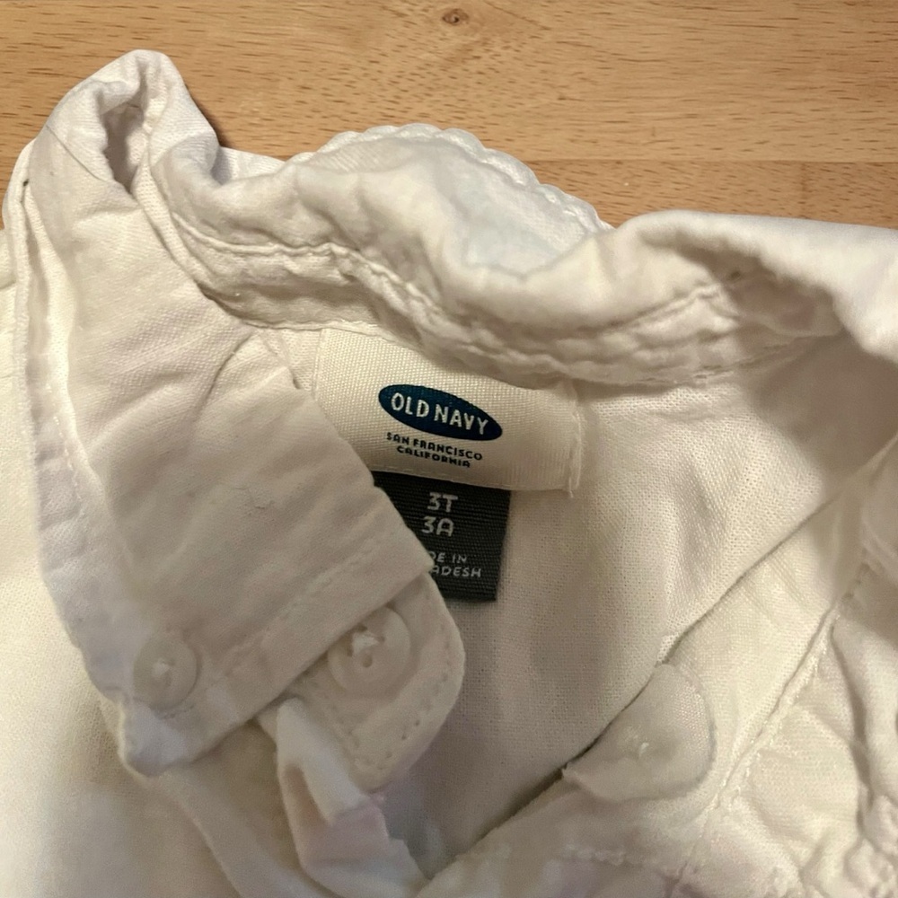 3T Boys Long Sleeve Button Down Shirt Lot -GAP, Old Navy, Children’s Pl, Smocked - Picture 9 of 9
